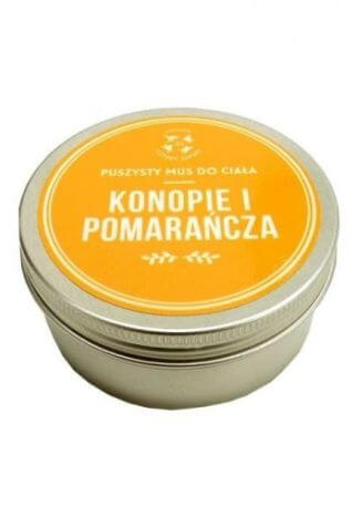 Mydlarnia Cztery Szpaki Mus do ciała (masło do ciała) – Konopie i Pomarańcza 150ml